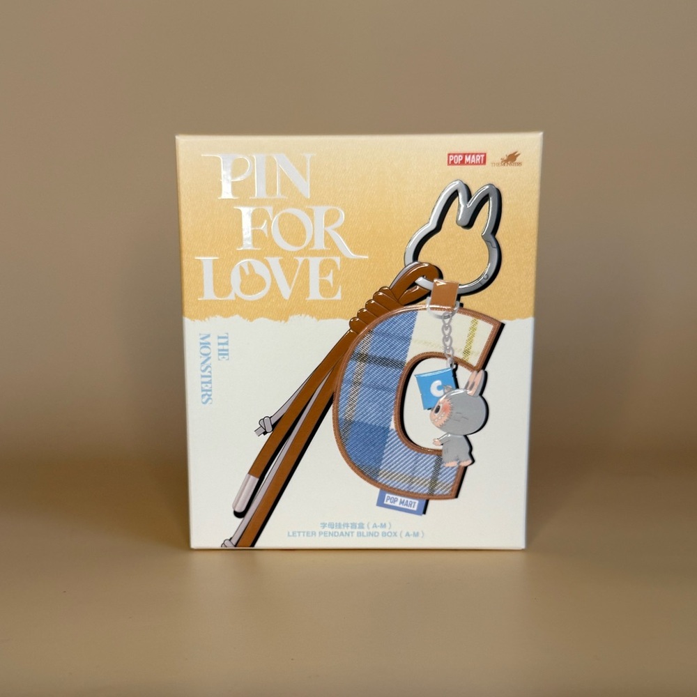 Letter I - POP MART Labubu - Pin for Love